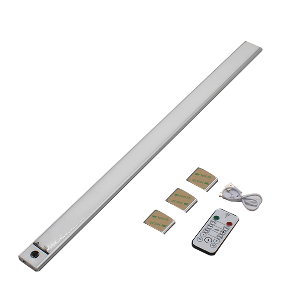 Dimmable 60cm Usb Rechargeable Hand Wave/infrared Sensor Led Under Cabinet Light For Closet - 副本