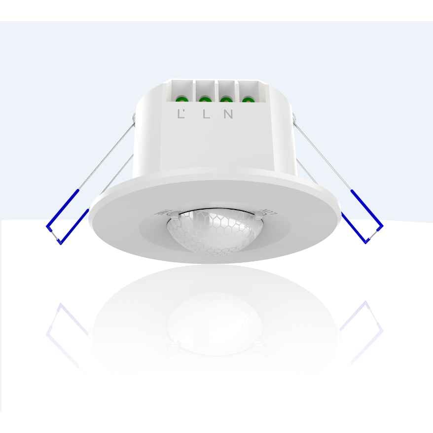 Recessed Flush Ceiling Mounted PIR Sensor (PS-SS95B)