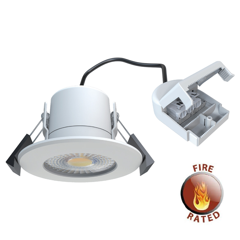 5W CCT adjustable fireproof downlights